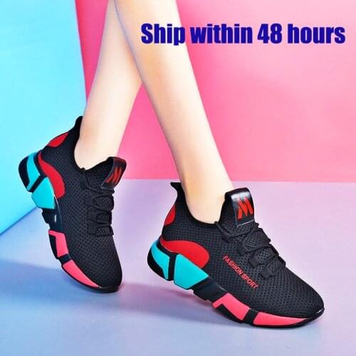 New WomenS Fashion Sneakers Sport Shoes Fitness Cotton Breathable Women Running Outdoor Sneakers Loafers Shoes Zapatos De Mujer