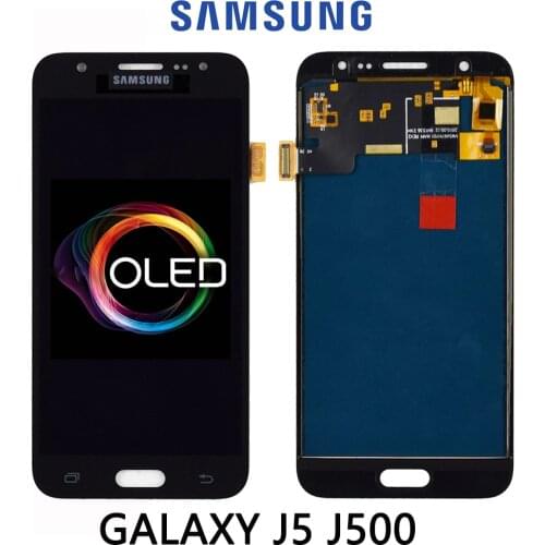 New 5'' AMOLED LCD for SAMSUNG Galaxy J5 2015 J500 LCD Display J500H J500FN J500F J500M SM-J500F Touch Screen Digitizer
