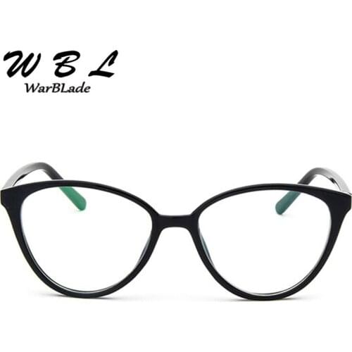 Warblade 2018 Hot Spectacle Cat Eye Glasses Women frame clear lens Eyewear optical frames myopia Leopard eyeglasses frame New