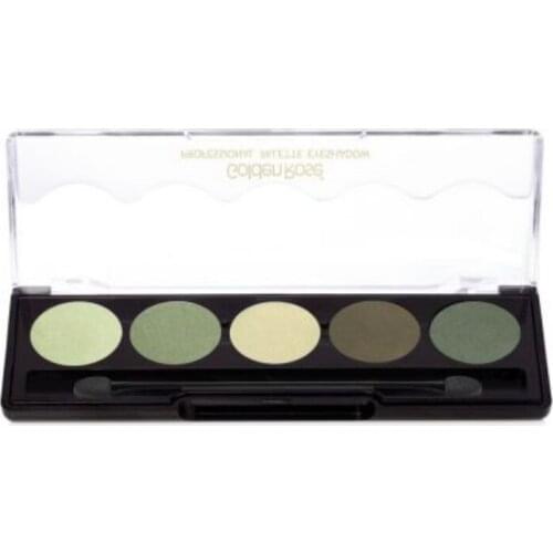 Golden Rose 5 Color Eyeshadow Palette-Vivid and Permanent Difference Colors-Long Lasting Eye-Catching-Healthy Product