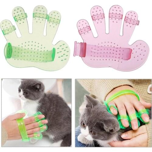Pet Hair Cat Massage Gloves Remover Dog Comb bath brush Cat Hair Cleaning Brush Comb Dog Grooming Cat Brush Product Accessories