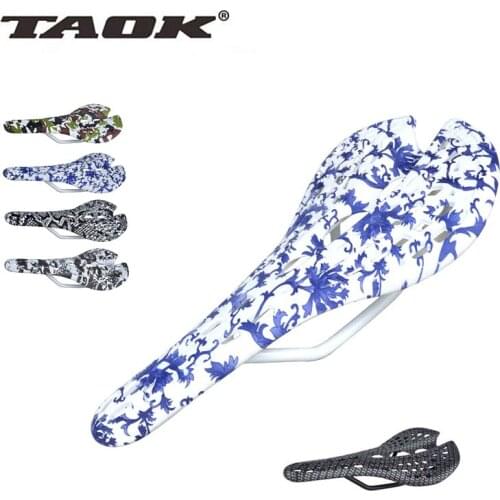 Taok road bicycle mountain bike spider cushion seat saddle ride block package breathable style high strength