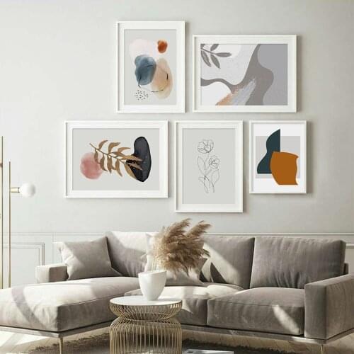 Modern Abstract Geometry Bohemia Posters Wall Art Prints Pictures Canvas Paintings Over the Sofa Interior Home Decor No Frame