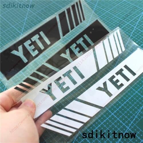 2pcs/lot Car Rearview Mirror Sports Sticker Sports Decal Decoration For skoda yeti 2013 2014 2015 2016 2017 accessories