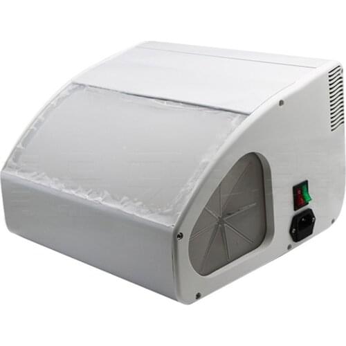 Dental Vacuum Extractor Grinding Polishing Dust Collector Dental Laboratory Sandblasting LED Lighting Dust-proof Box