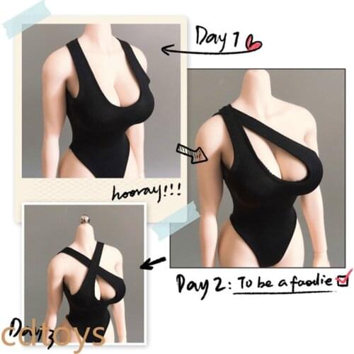 In Stock 1/6 Female Clothing sexy swimsuit bikini for 12 inches suit S38 S39 S42 S43 Large breast body figures