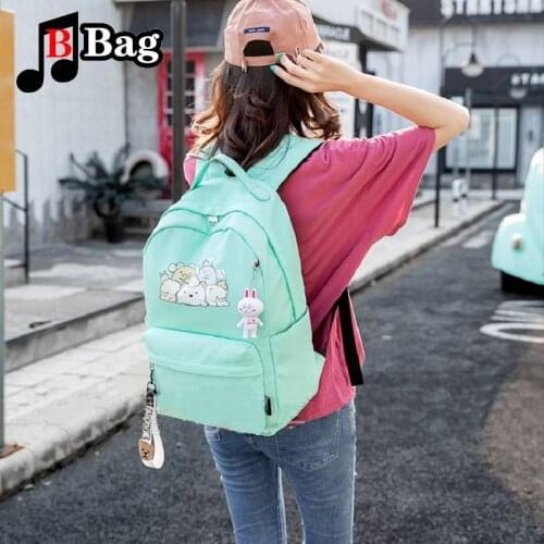 Sumikko gurashi Backpack Women Girl waterproof schoolbag cartoon animation student bag handbag Shoulder bag Gift