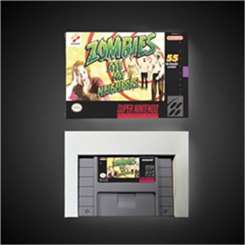 Zombies Ate My Neighbors - Action Game Card US Version with Retail Box