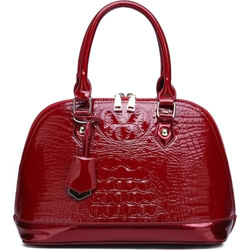 2021 fashion Women Crocodile Pattern Handbag Leather Large Shoulder Bag Female Hobos Bag Alligator Handbag Messenger Bags