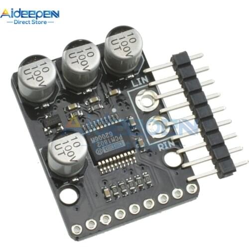 24-Bit Delta-Sigma 96-kHz Stereo A/D Converter PCM1802 ADC Decoder Digital PCM AV Amplifier Player Receiver Board Module 3.3V/5V