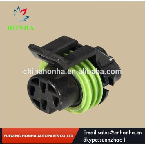 4 Pin Black Metri-Pack 150 Sealed Female Electrical Connector 12065298 for Delphi