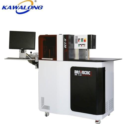 CNC Automatic Metal Sheet Channel Letter Steel Bending Machine Slotting Machine