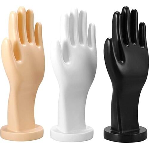 One Piece Plastic Left Male Manneqin Hand For Glove Display