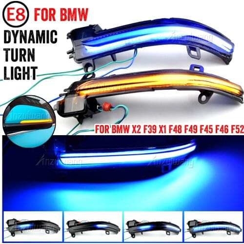 Dynamic Turn Signal Lights For X2 X1 F48 F49 2 series F45 F46 F52 1 Series Sedan 2016 2017 2018 Blinker LED Sequential Lamp