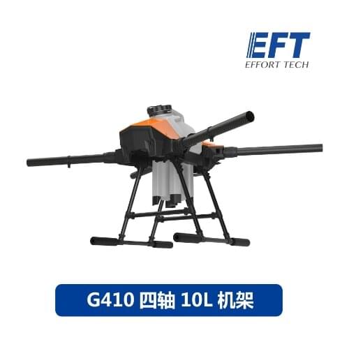 EFT 2021 New G410 Four-axis G610 Six-axis 10L 10kg Payload Modular Plug-in Agricultural Spray Drone UAV Foldable Frame