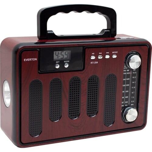 Everton Rt-354bt Usb/sd/fm/aw/sw/aux/bluetooth Supported Nostalgic Music Box