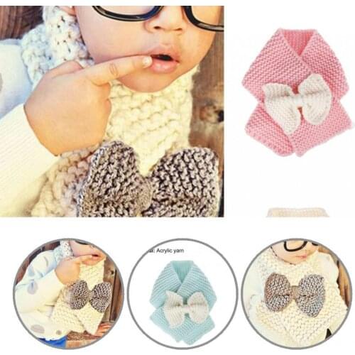 Good Elasticity Autumn Winter Windproof Bow Color Block Circle Scarf for Daily Wear