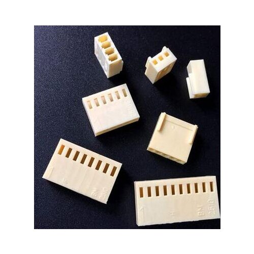 KF2510 2/3/4/5/6/7/8/9/10 Pin 2.54mm Pitch Plastic Head Wire Cable Housing Female Pin Connectors Adaptor Resistor