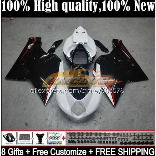 Body For MV Agusta F4 R312 750S 1000 R 750 1000CC Kit 51CL.6 1000R 312 1078 1+1 2005 2006 MA MV F4 05 06 Fairings white black