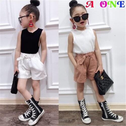 Summer girls clothes girls set kids baby suit casual fashion tee + shorts 2 pcs set kids suit baby clothes