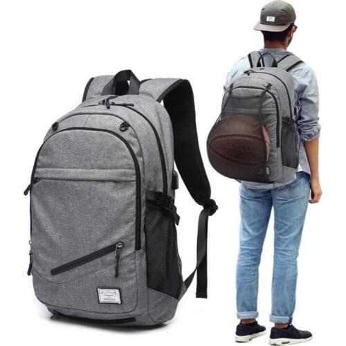 Multifunction Travel Bag Male Laptop Backpack Canvas Men USB Backpacks School Bags for Teenager Ball Pack Rucksack sac mochilas
