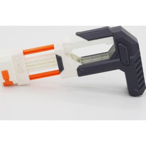 Modified ABS Inlay Type Tail Stock for Nerf N-strike Elite Series - Orange + Grey