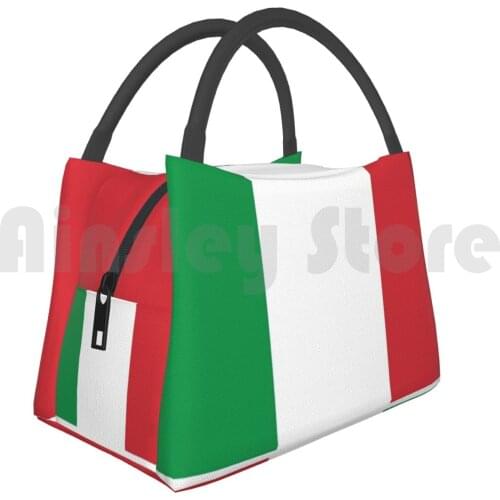 Portable Insulation Bag Flag Of Italy Glag Italy Italia Italian Red White Green Vertical Stripes Stripe