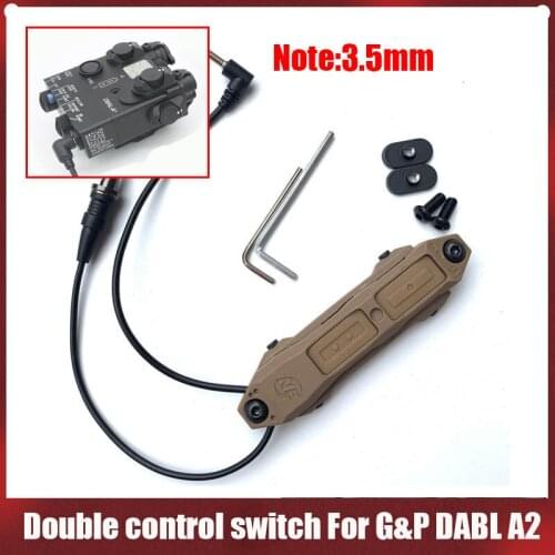 Element Tactical Flashlight Dual Control Rat Tail Pressure Switch mount Hunting weapon light Switch Accessories 3.5mm