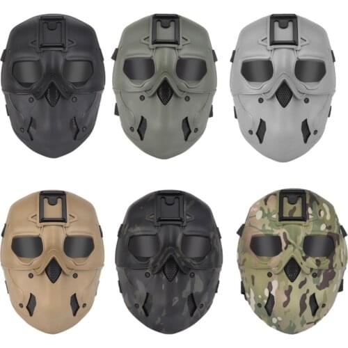 Outdoor Airsoft Shooting Mask Breathable Steel Mesh Hunting Wargame Protective Mask Tactical Face Masks New Style