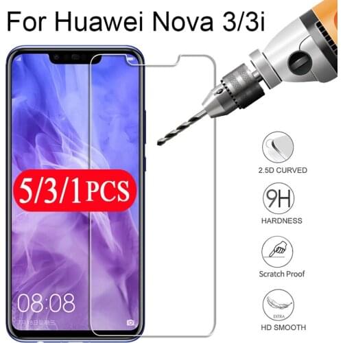 5-1Pcs for Huawei nova 3 3i 3E 4 4E 5 5i 5T 5Z 6 SE 7 7i 8 pro tempered glass phone screen protector smartphone protective film