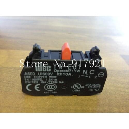 [ZOB] The original Japanese IDEC and YW-E01 button contact normally closed contact switch NC genuine --30PCS/LOT