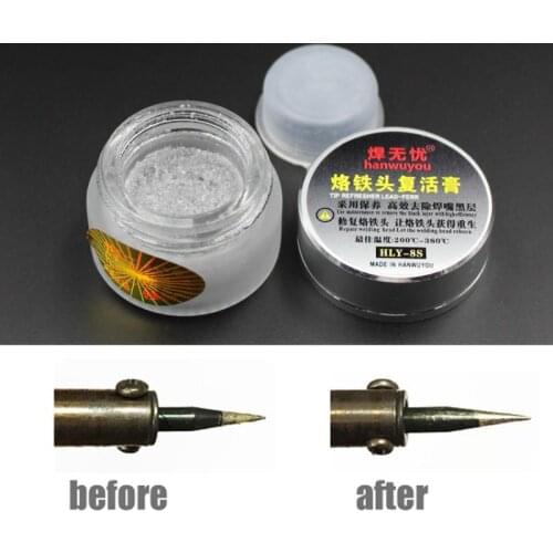 1pcs 34g Mechanic Soldering Iron Tip Head Refresher Clean Paste Repair Tools