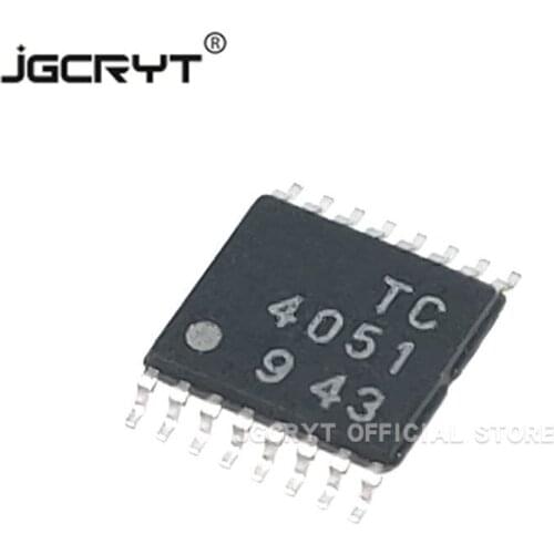 10Unids/lote The new TC4051 TC4051BFT TC4051B single 8-channel multiplexer TSSOP16 can shoot directly