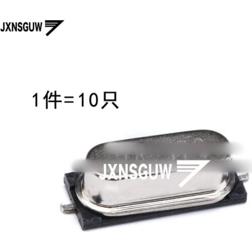 10PCS SMD 49SMD type 24.576MHz passive crystal 20PF 20PPM 24.576M