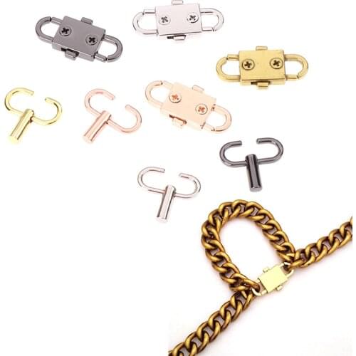 4Pcs/set Adjustable Metal Buckle Clip Handbag Chain Strap Length Shorten Bag Tool Sewing Tools 2 Typle