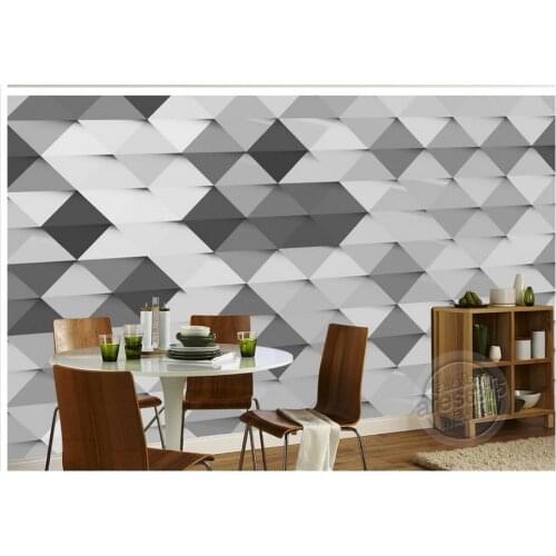 3d customized wallpaper 3D three-dimensional abstract geometry wallpaper 3d modern Home Decoration