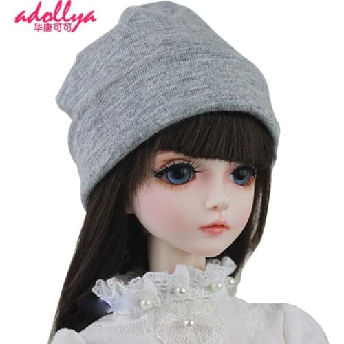 Adollya BJD Doll Accessories Hat Autumn and Winter Baotou Hat for Doll Warm Casual Hat Suitable for 1/3 1/4 1/6 Dolls