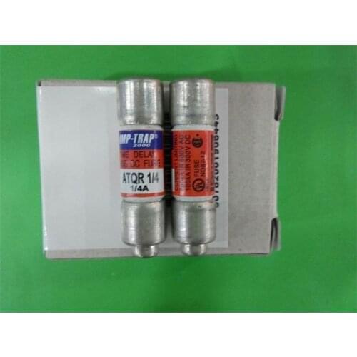 Free shipping 5pcs ATQR 1/4 AMP TRAP 10X38 faray ceramic fuse 0.25A delay
