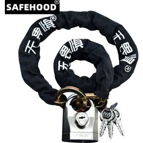 Free Shipping Alarm Chain Lock Motorcycle Lock Scooter Lock Bike Lock Security Anti-theft Lock 130dB