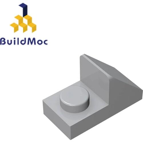 BuildMOC Compatible Assembles Particles 15672 Slope 45 2x1 2/3 Cutout For Building Blocks Parts DIY