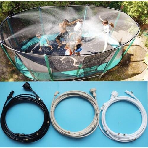 Trampoline Sprinklers for Kids Trampoline Spray Hose Water Park Summer Outdoor Water Game Toys Boys Girls Pool Accessories