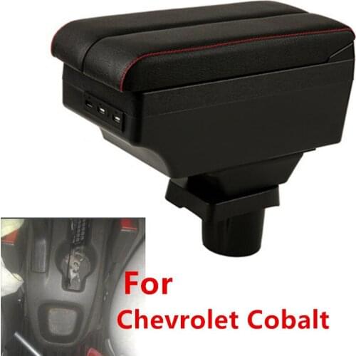 For Chevrolet Cobalt armrests box For Chevrolet Cobalt double layer with usb interface