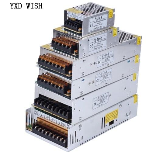 Switching Power Supply Light Transformer AC 110V 220V To DC 5V 12V 24V 36V Switch Power Supply Source Adapter For Led Strip CCTV