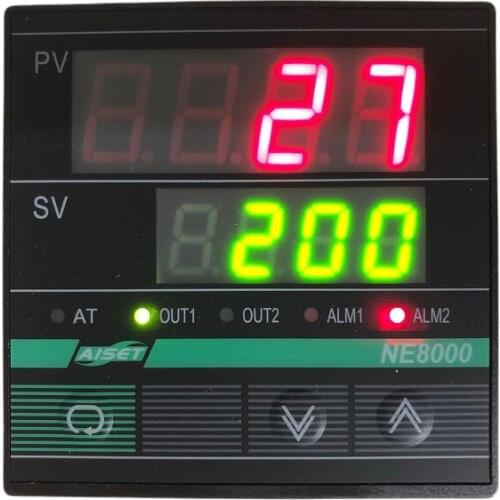 NE-8430 Shanghai AISET Instrument Thermostat NE-8000 8412 8443 8434 8422 8410 K 400℃ PT100 400℃ E 300℃ NE-8430 12 CK 600