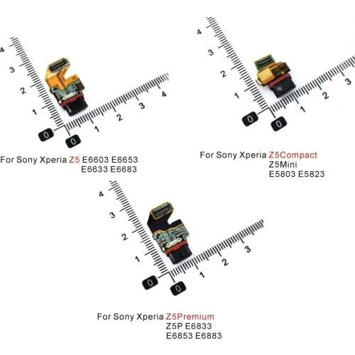 For Sony Xperia Z5 Compact E5803 E5823 USB Port Charging Flex Cable Z5 Mini USB Board