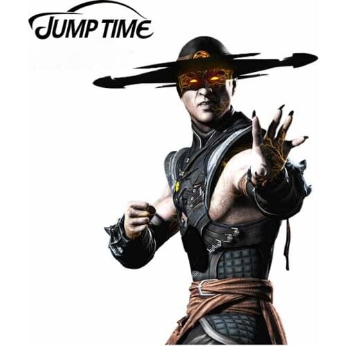 JumpTime 13 x 10cm Mortal Kombat X Kung Lao Decal Surfboard Laotop Car Stickers Refrigerator Waterproof Motor Vinyl Car Wrap