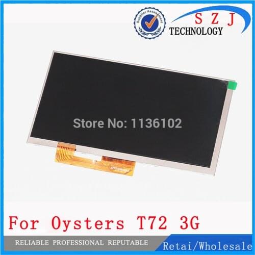New 7'' inch LCD Display For Oysters T72 3G Tablet LCD Display 163*97mm 1024x600 30Pin Screen Panel Free Shipping