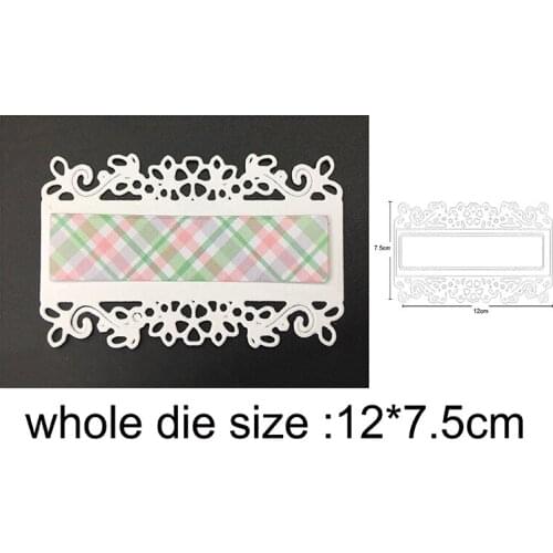 Cutting dies Lace Frame Metal Cutting Dies for DIY Scrapbooking Paper and Card Making Decorative Embossing Die Cut Craft dies