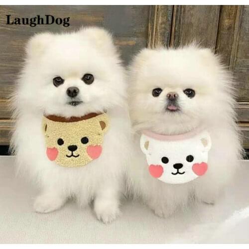 Adjustable Pet Dog Cat Saliva Towel Cute Dog Cat Neckerchief Hand-Woven Puppy Collar Puppy Kitten Birthday Gift Pet Accessories