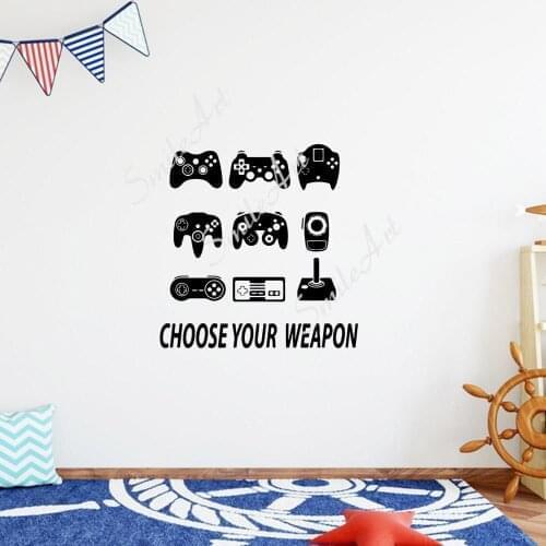 Cartoon Style Gamer Wall Sticker Wall Decal Sticker Home Decor For Kids Rooms Diy Home Decoration Decoration Accessories Murals